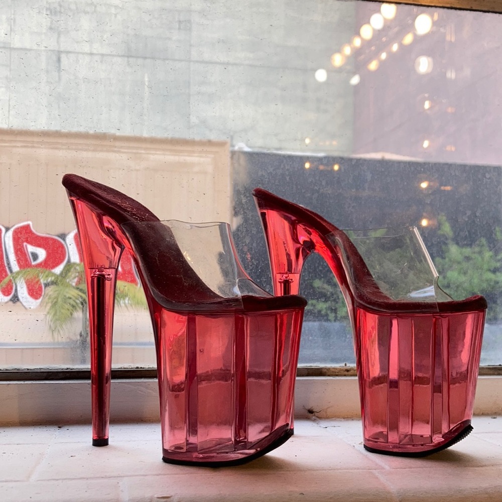 PLEASER dance heels